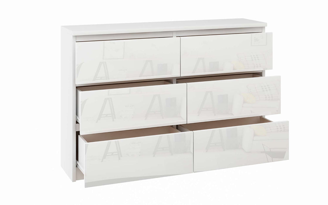 Commode Milano XL 6 tiroirs