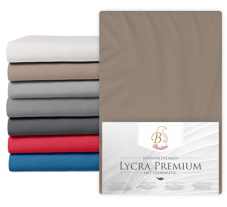 Drap-housse Premium coton et lycra avec élastique - Matelas épais 25cm