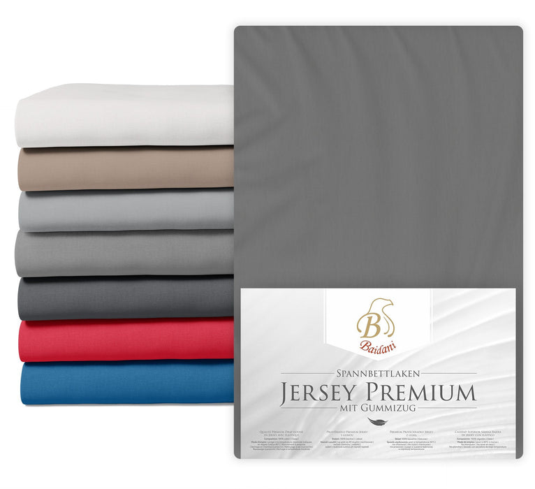 Drap-housse Jersey Premium 100% coton avec élastique - Matelas épais 25cm